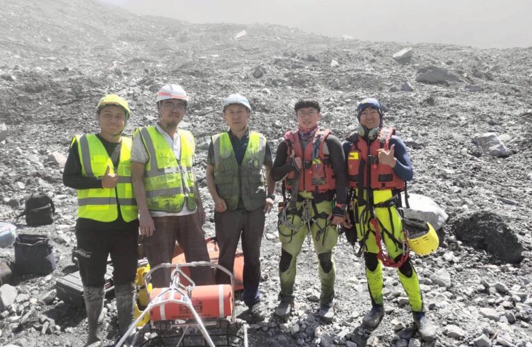 成功大學與日方攜手布設新型水位觀測系統　強化馬太鞍溪堰塞湖防災監測