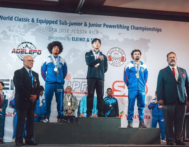 為國爭光！台鋼科大潘柏沅世界健力錦標賽勇奪1金3銀佳績