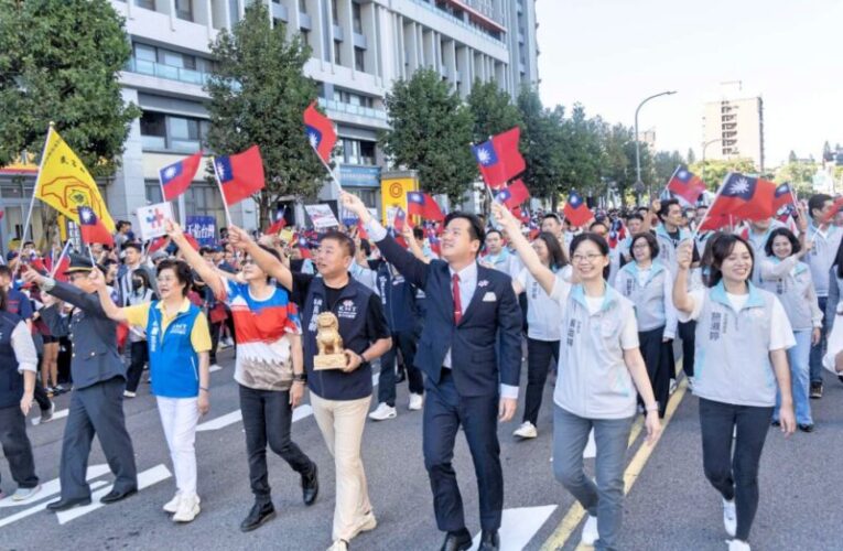 安居科技城、幸福真永遠　竹市府國慶升旗典禮逾1500民眾熱情參與