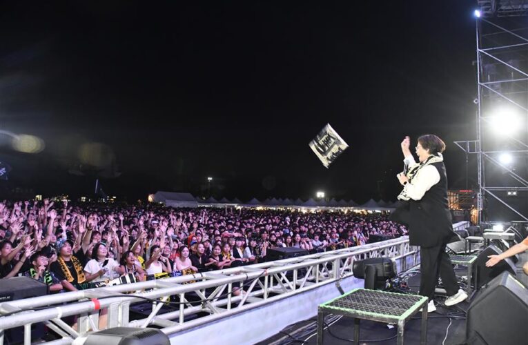 2025潮派鹿港音樂祭嗨翻天　2天吸引超過13萬民眾熱情同樂