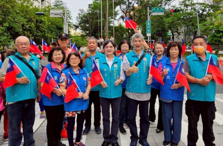 嘉義雙十國慶升旗典禮 榮民眷歡欣迎國家生日