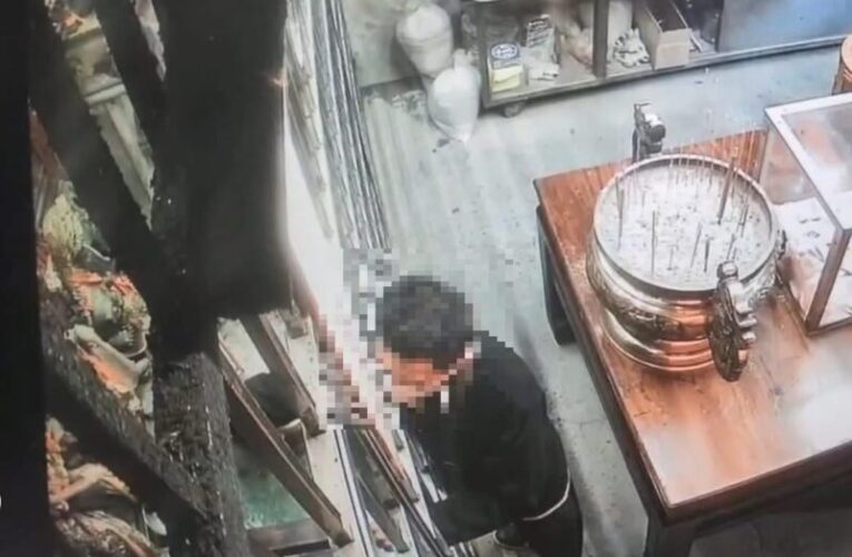 中寮「囝仔公」遭竊  草屯警1日內迅速破案