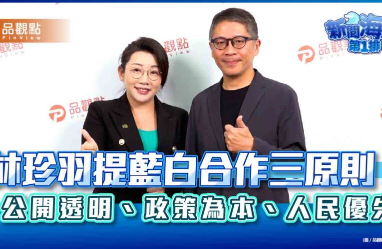林珍羽提藍白合作三原則：公開透明、政策為本、人民優先