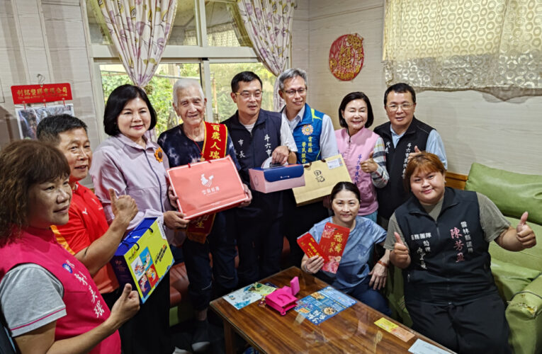 雲林榮服處攜手縣府×斗六市所重陽敬老 關懷慰問榮民長輩