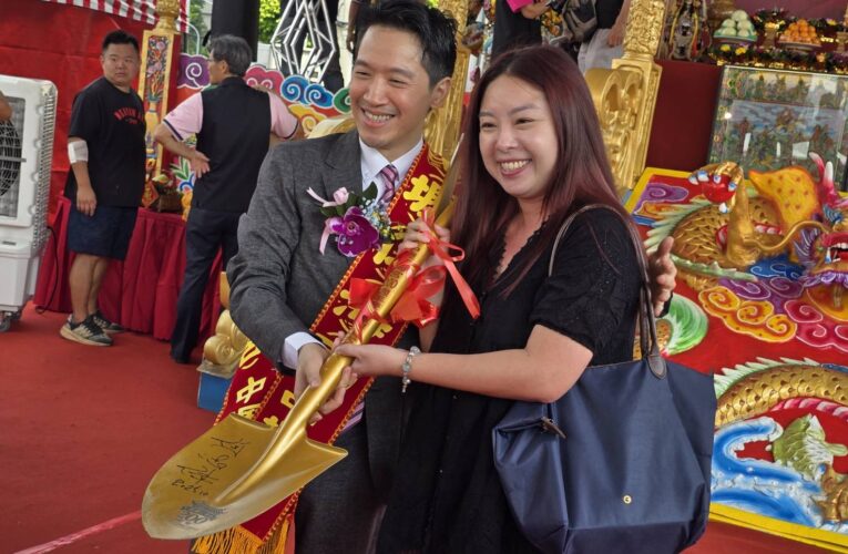 中壢仁海宮200年醮壇動土　何志偉溫馨「送暖」祝好孕到