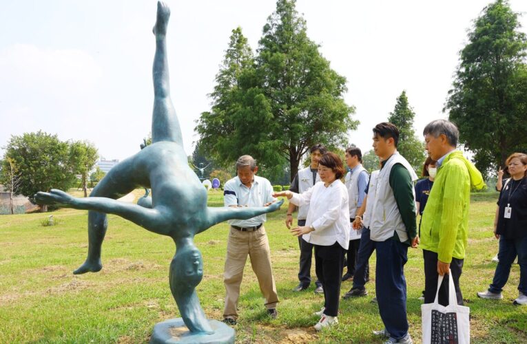 黃敏惠視察北香湖公園多項工程　打造兼具休憩、運動與滯洪功能場域