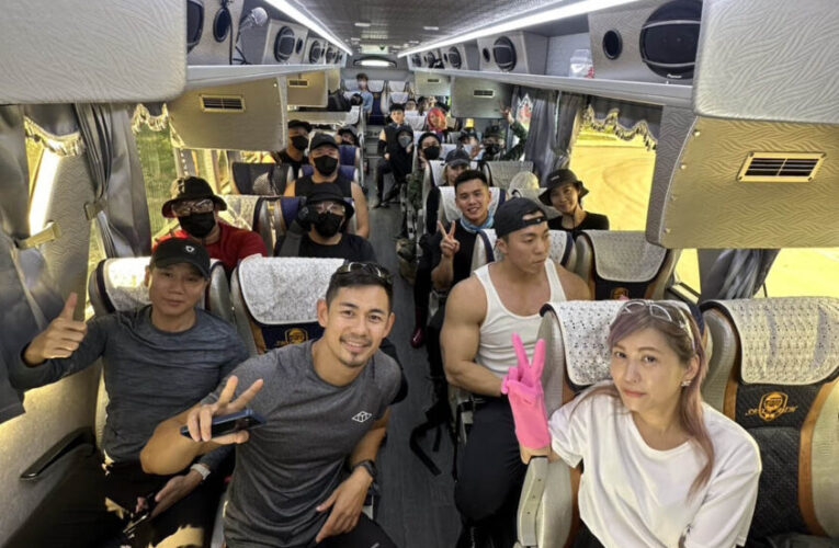 Rock 李振瑋信守承諾 號召民眾朋友近百人組成肌肉戰隊熱血返花蓮