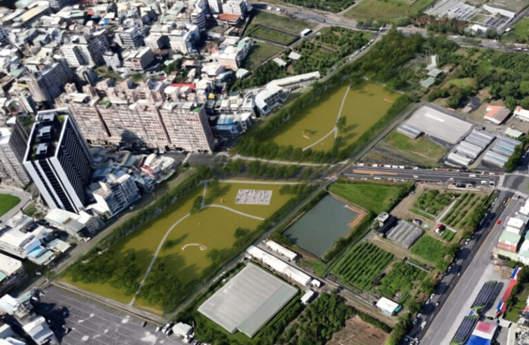 高市府結合鳳山熱帶園藝試驗分所 八德滯洪公園動工打造防洪兼具休憩新亮點
