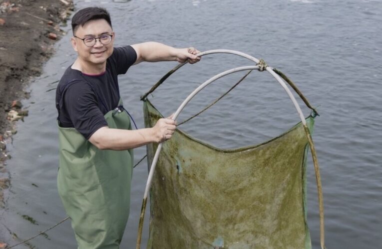 賴瑞隆落水掠魚挺漁業 推「漁業高雄隊」五大亮點 打造智慧永續藍色經濟