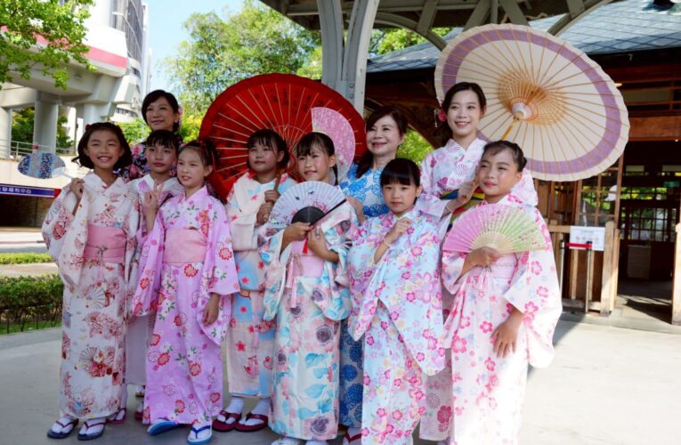 花浴衣演繹北投魅力　為臺北溫泉季提前暖身登場
