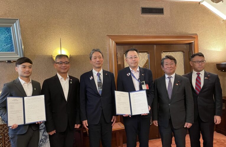 深化城市防災合作　臺北與名古屋簽MOU　鎖定災害應變與傳染病防治