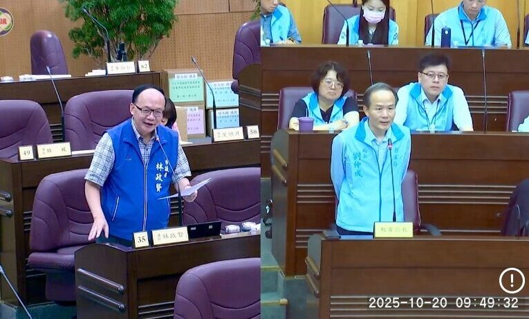 林政賢議員質詢校舍安全　孩子學習與生活重要場域安全不能折扣