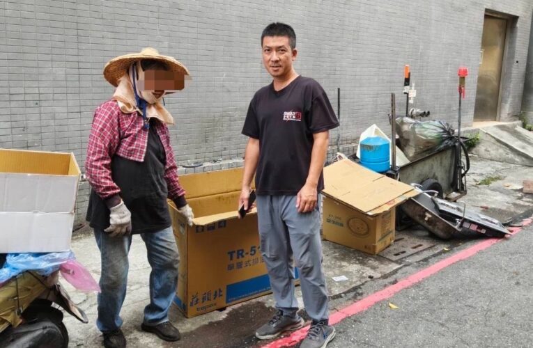 鐵漢柔情！市警局興園食堂弟兄用愛心便當照亮獨居長者
