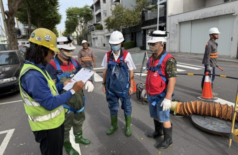 台南水利局落實清淤工作 確保下水道水流順暢