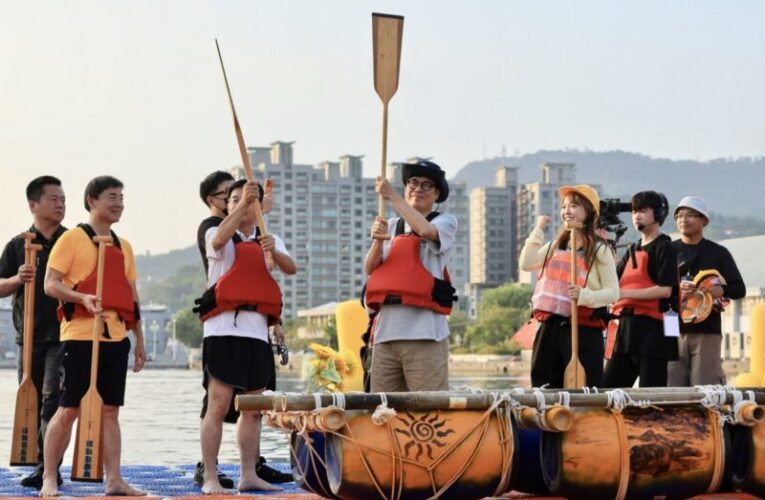 高雄運發局舉辦海洋派對創意造筏賽   陳其邁賽前信心十足