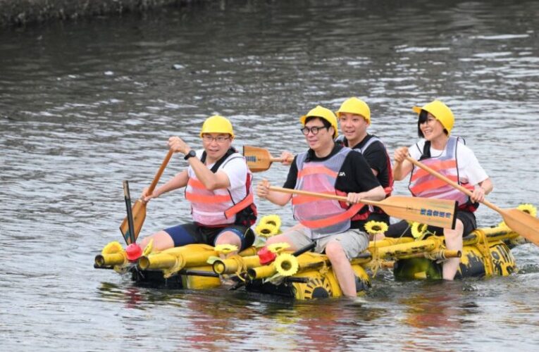 高雄運發局主辦「2025高雄創意造筏競賽」環保創意船筏即將開戰