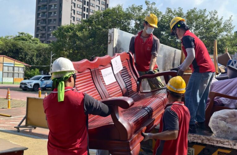 花蓮災民Call in寶之林　家具超人滿載希望再度出發