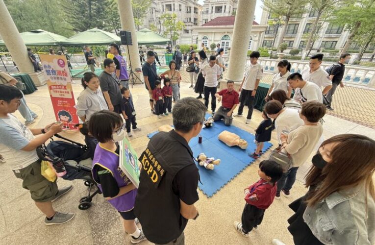 小小波麗士 X 消防小尖兵親子體驗營　提升防災與防詐意識