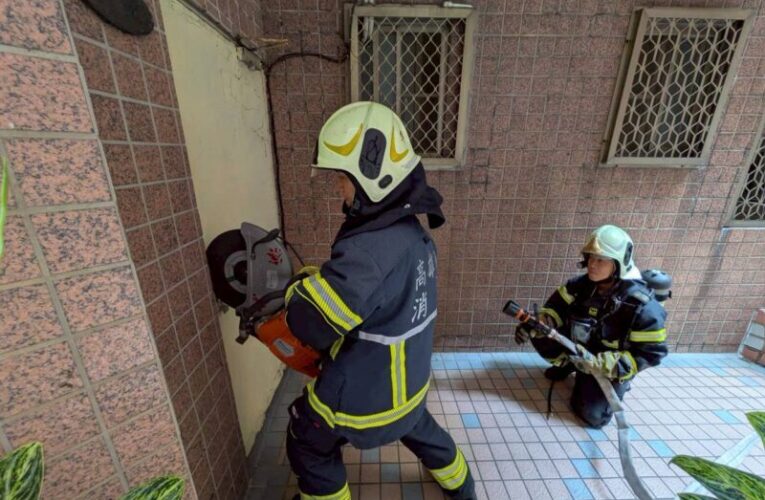 大寮分隊辦理狹小巷弄搶救演練 強化防救災應變