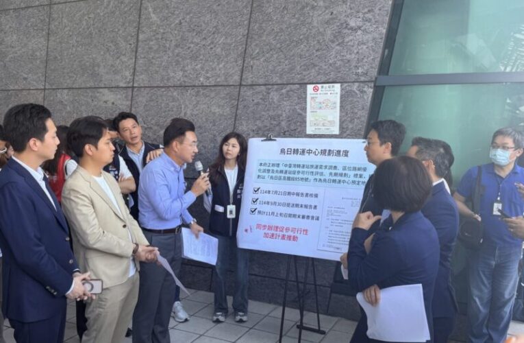 中市副市長黃國榮向立院交通委員會爭取國一銜接高鐵特區 完善中台灣路網