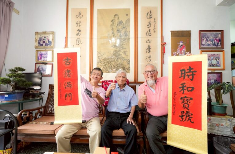 盧市長拜訪北屯區百歲人瑞　話家常獻重陽祝福