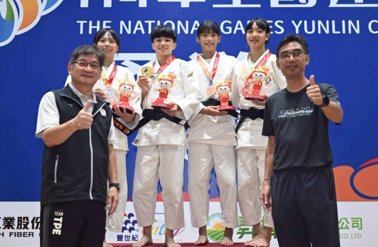 台中柔道勁旅全運會首日勇奪2金2銅　楊勇緯、林真豪雙雙封王封后