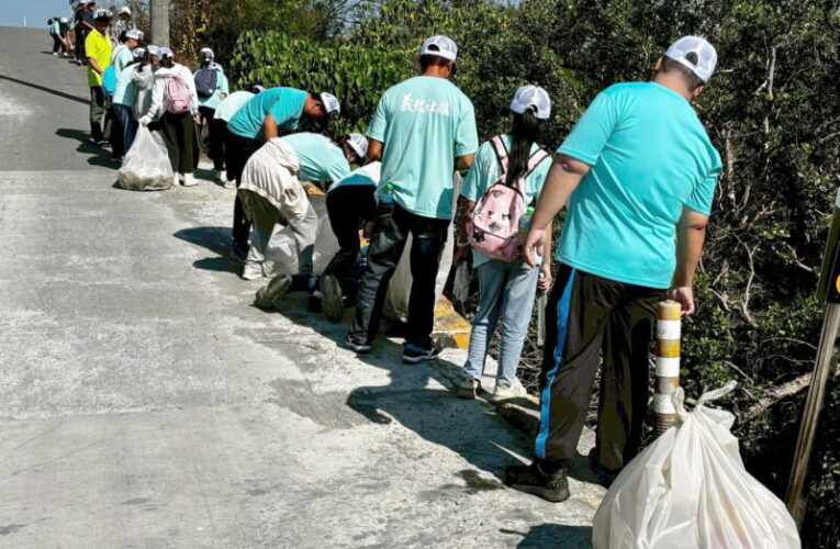 義竹國中攜手海巡署淨灘護濕地　為黑面琵鷺營造乾淨家園