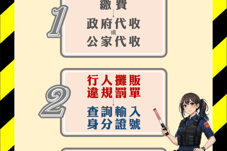 從容繳罰單不再趕時間！ 警推便民新措施 「行人、慢車違規罰單」 12 月起超商可繳