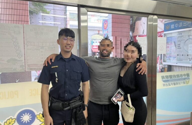 外國旅客大讚「台灣好暖」！ 暖警助尋回遺失錢包化解旅程危機