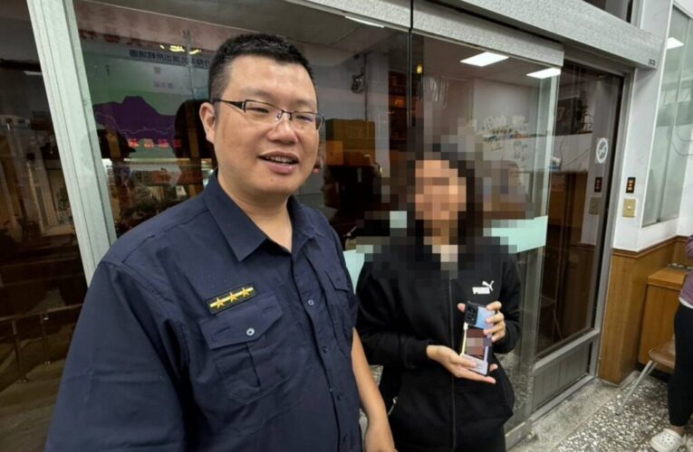 外籍移工夜市遺失手機慌張求助　「潭北警迅速協尋」暖心找回