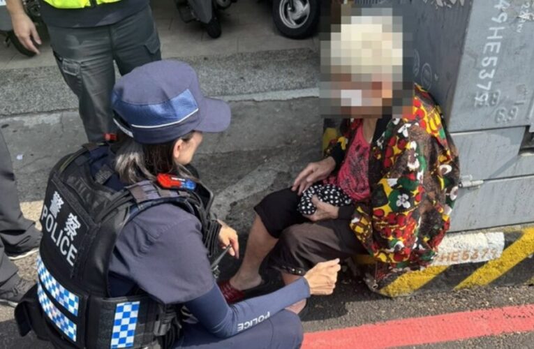 8旬婦人「迷路又跌倒」　暖警安撫情緒護送返家