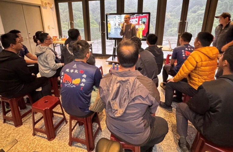 從天而降的救援力量！中央警大參訪基隆消防無人機基地