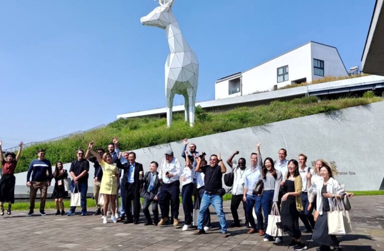 搶攻全球淨零商機！綠能採購團走進沙崙　科學城躍升國際綠能合作據點