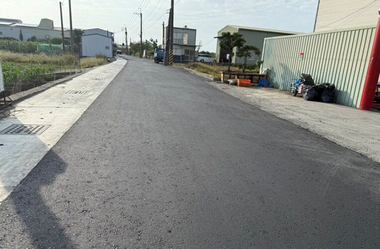 梓官區信義路1巷側溝完工 改善巷口段路面積水問題