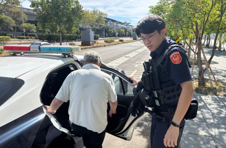 推車迷途 11 小時逾百公里　青埔警助 77 歲伯伯平安返家