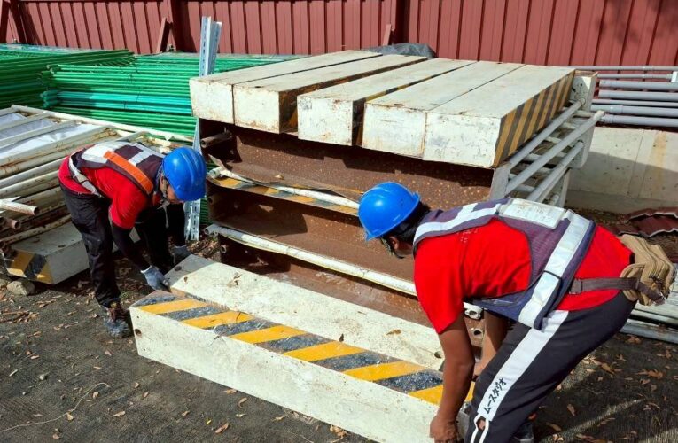 慎防颱風來襲 高市工務局超前部署 社區工地同步防颱防汛