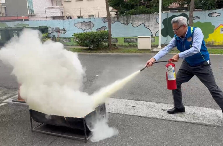 雲林榮服處消防實作演練 強化防災應變能力