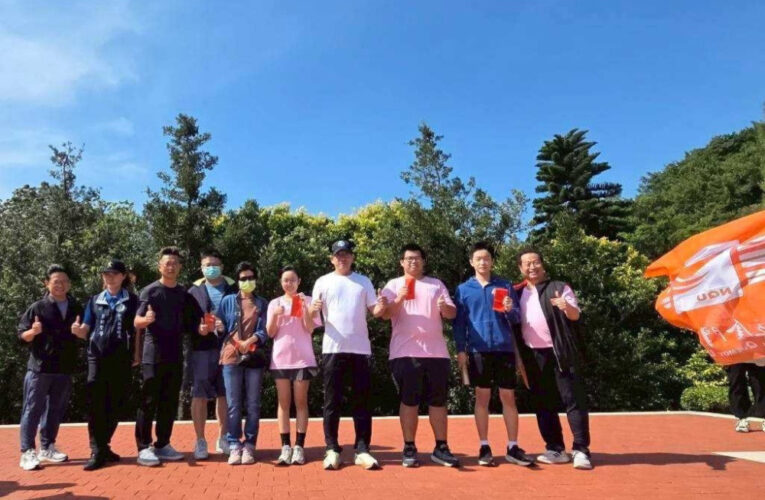 金大陳建民率教職員生響應教育部SEL政策淨山環保賀校慶