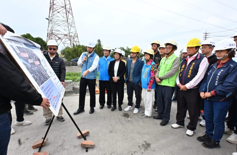 挹注3,842萬元　辦理田尾鄉清水溪排水正義橋周邊設施災後復建　守護鄉親通行安全