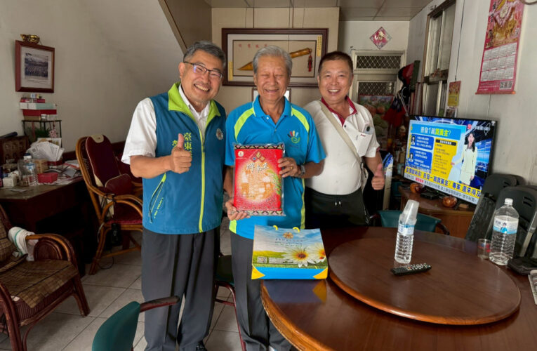 臺東榮服處訪慰榮民眷 發放物資溫馨關懷持續傳遞