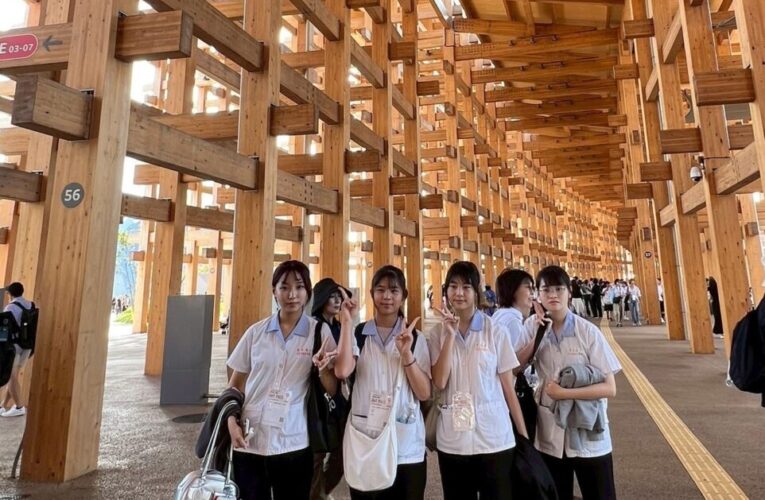 草屯商工學生登上2025大阪萬國博覽會舞台　以創新企劃展現台灣商業教育實力