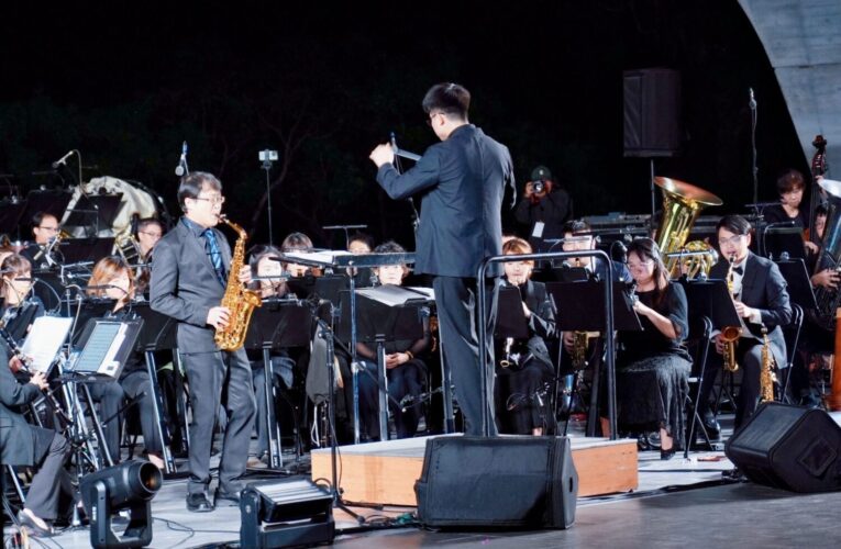 NTSO臺灣管樂團壓軸開演　薩克斯風魅力綻放x璀璨煙花點亮日月潭夜空