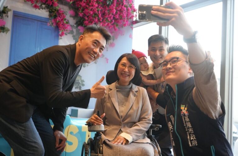 基隆公益快閃為社福拉票　立委林沛祥邀民眾投下愛心
