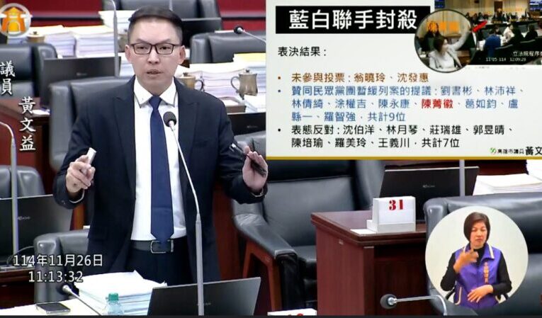 藍白封殺財劃法扼殺高雄未來 黃文益點名陳菁徽、柯志恩：真正拖垮高雄的是你們