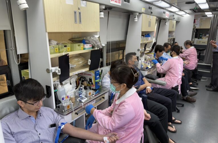 中油大林煉油廠熱血總動員！96人捐出39,500CC愛心能量