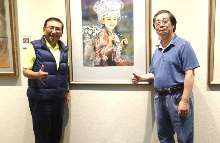 郭宗正總裁精彩的水彩畫作　14日台南文化中心展出