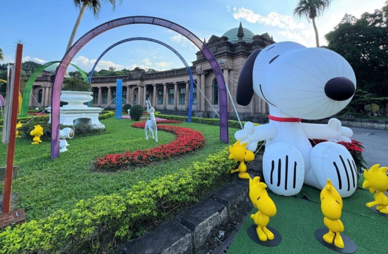 史努比進駐古蹟！公館聖誕季11/29登場　日夜不同風貌點亮自來水園區