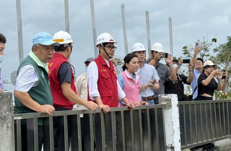 鳳凰颱風逼近　陳其邁市長巡察永安、茄萣、路竹三區防汛整備