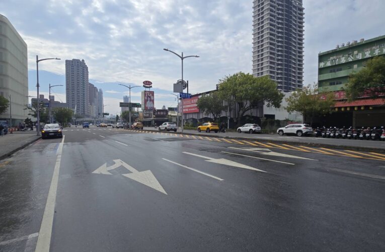 透地雷達立功！博愛一路北上近龍德新路口地下孔洞提早完成搶修開放通行