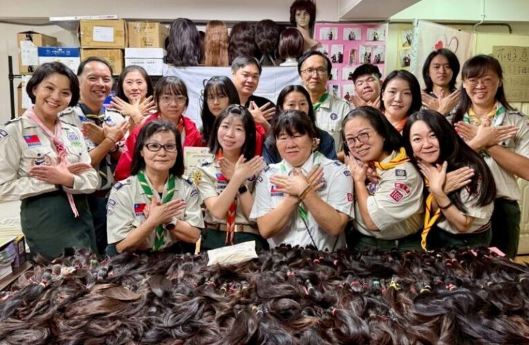 童軍團體號召民眾捐髮助人　匯聚愛心造福癌友